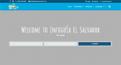 Desktop Screenshot of infoguiaelsalvador.com